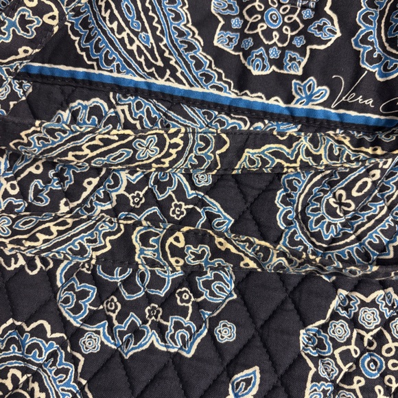 Vera Bradley Blue Bandana Paisley Tote Bag - Picture 6 of 11
